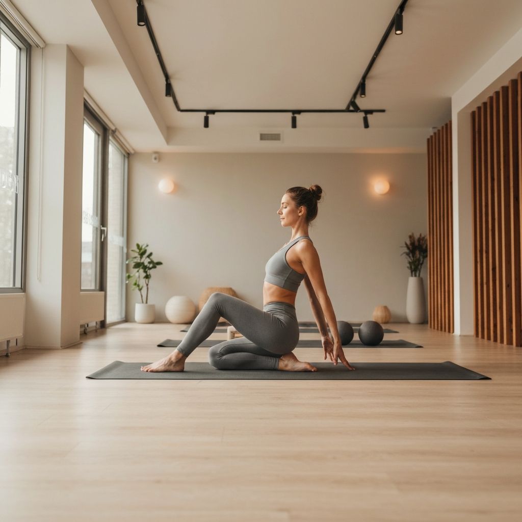 Entspannte Übungssituation im Studio